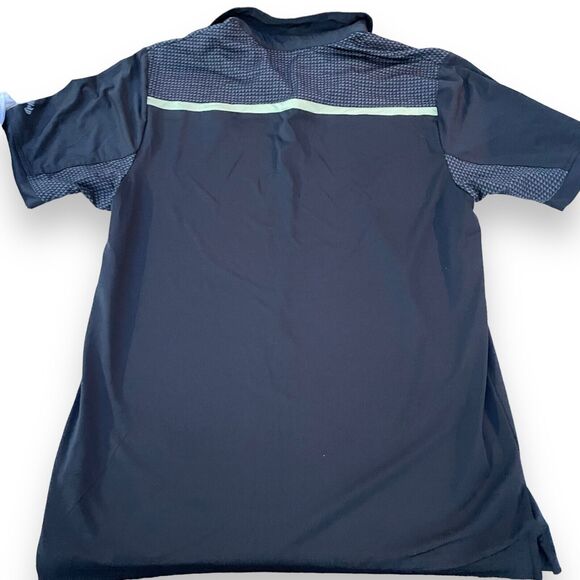 Callaway Opti Dri Polo Black and Gray Men's Polo Shirt Sz. M - Picture 2 of 6